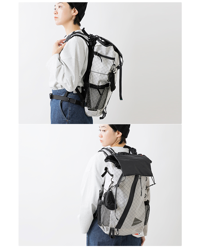 and wander(アンドワンダー)エコパック30Lバックパック“ECOPAK30Lbackpack”574-3975003