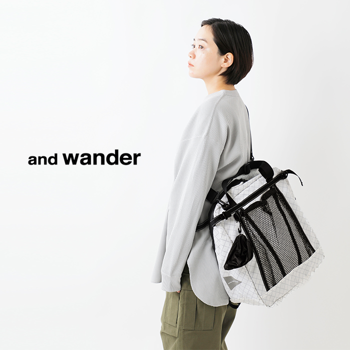 and wander トートバッグ
