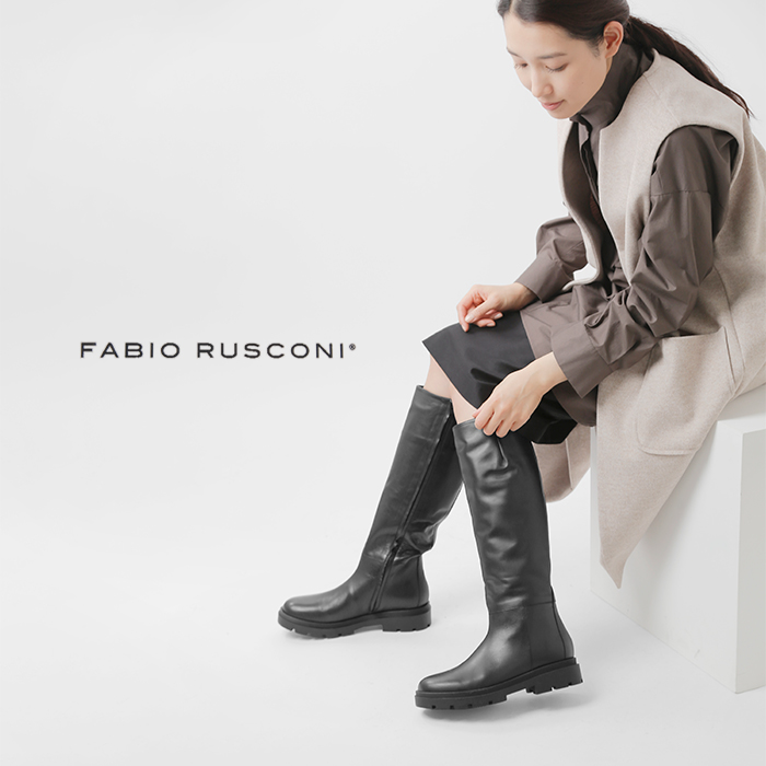 ＊値下げ＊美品＊FABIORUSCONI＊本革ロングブーツ＊