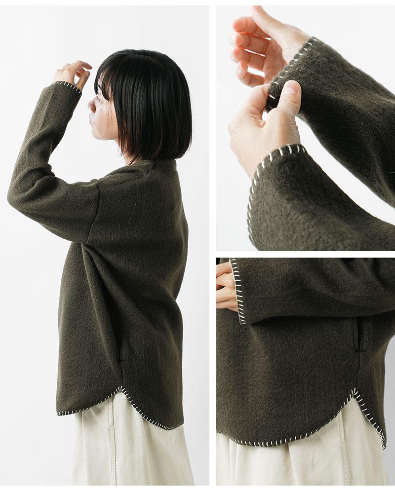 RYU/リュー needle work over knit ニット-