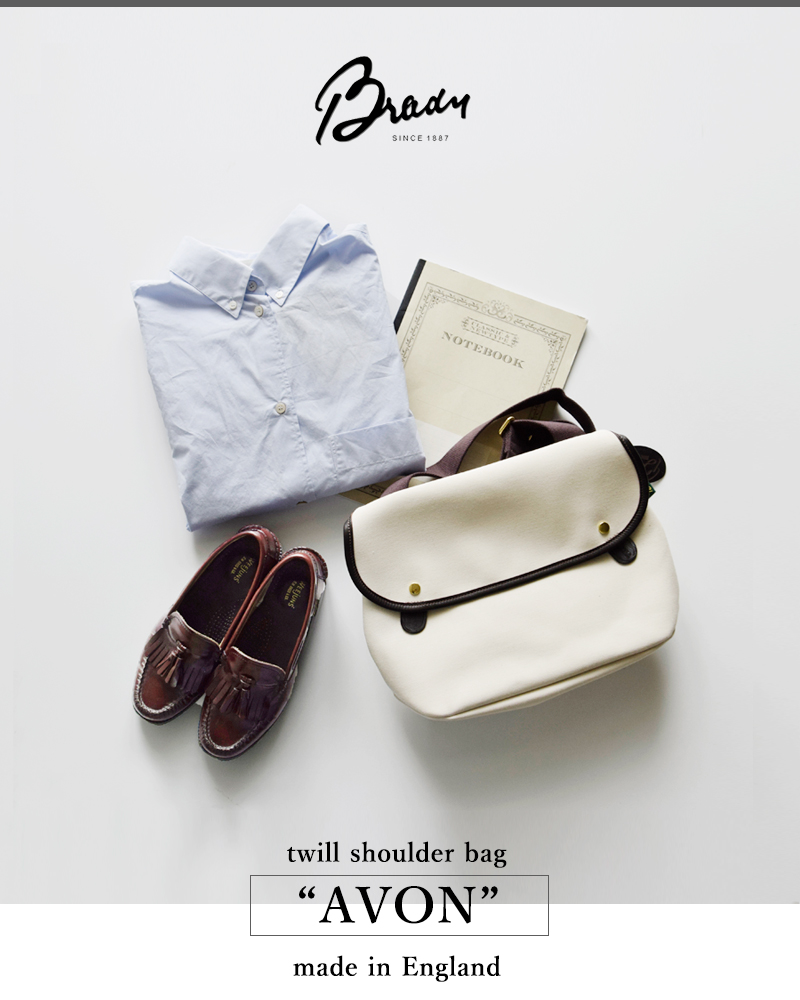 Bradyツイルショルダーバッグ“AVON”avon-bag