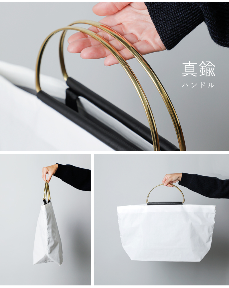 texnh テクネBRASS HANDLE TOTE CANVAS トートバッグ