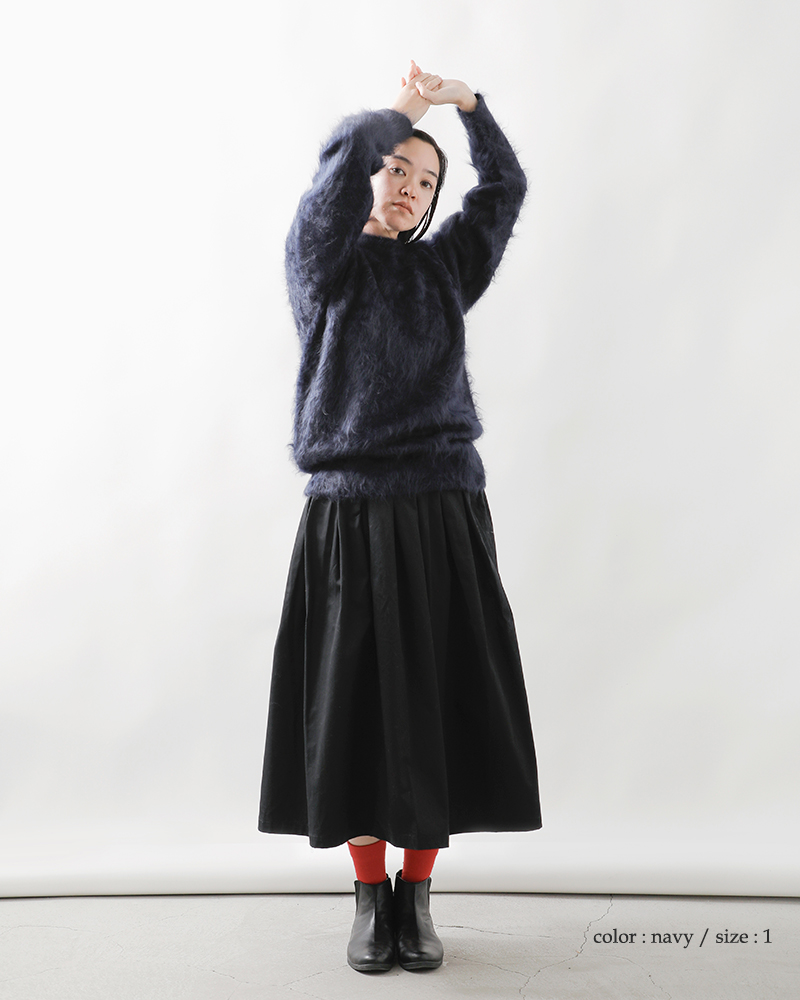 BODHI ボーディ カシミヤ フェザー モヘア セーター “CASHMERE FEATHER MOHAIR SWEATER” bd17019-tr