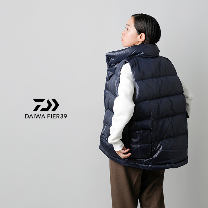 新品 DAIWA PIER39 DOWN VEST ダイワピア 黒 ダウンベスト-