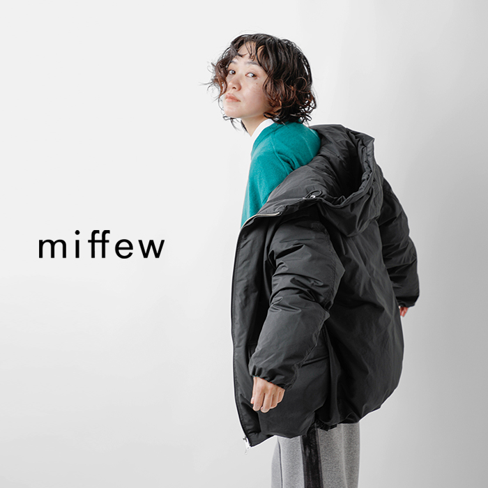 miffew(ミフュー)ジップアップダウンパーカー“ZIPUPDOWNPARKA”few23wjk5107