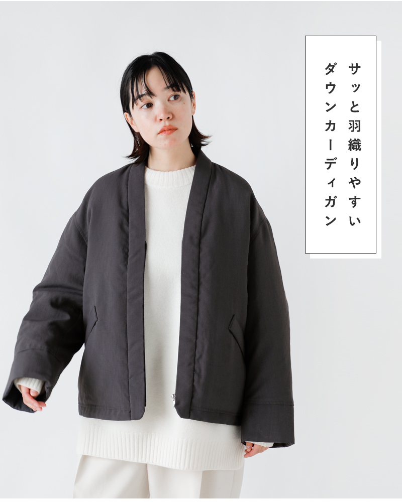 miffew ミフュー ジップアップ ダウン カーディガン “ZIP UP DOWN