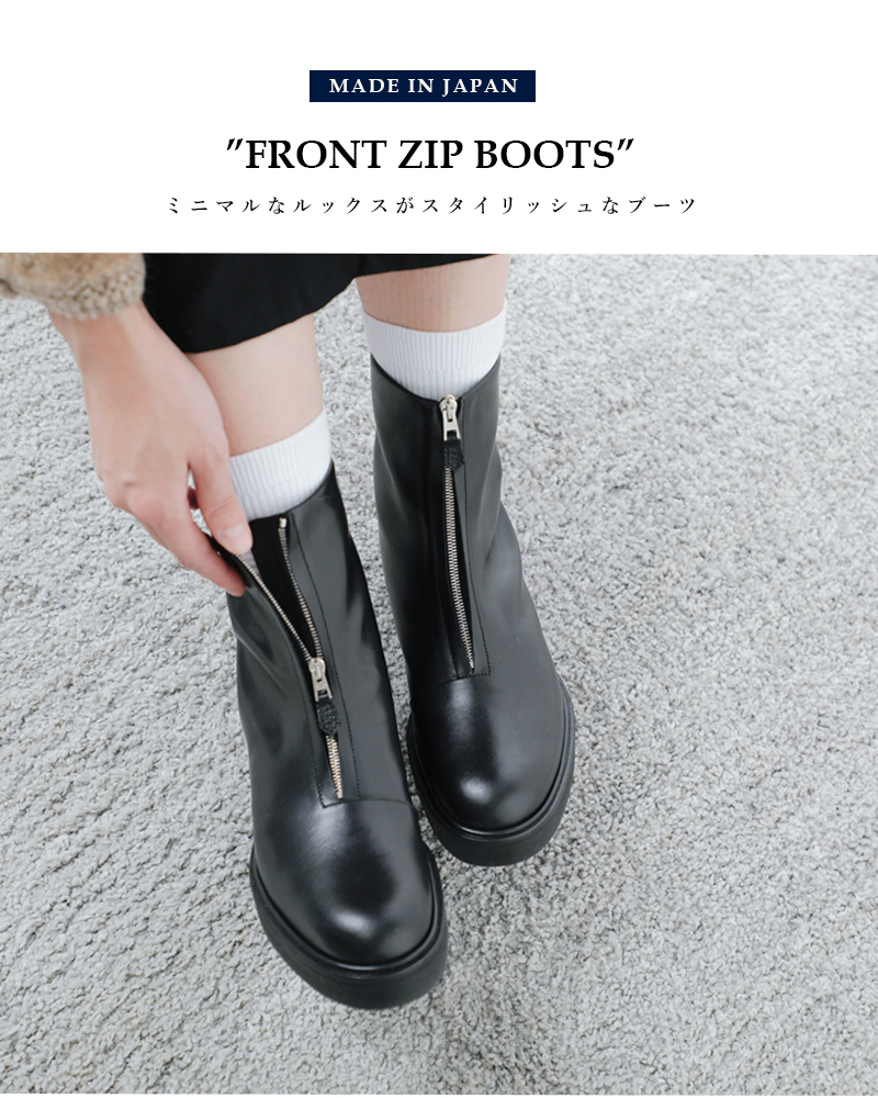 BEAUTIFUL SHOESLbvU[tgWbvu[cgFRONTZIPBOOTShfront-zip-boots