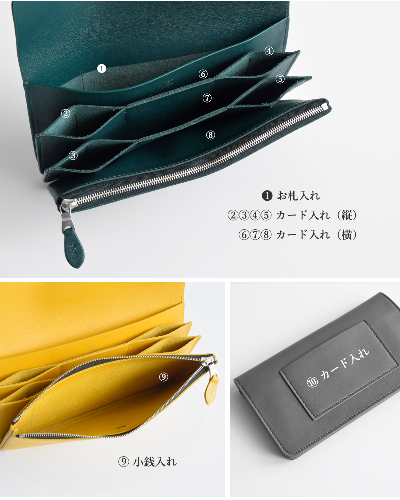 STANDARD SUPPLY(スタンダードサプライ)レザー カラー ウォレット LONG FLAP WALLET “PAL” long-g-flap-wallet