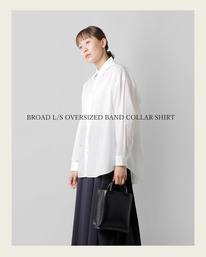 graphpaper グラフペーパー Broad L/S Oversized Regular Collar Shirt