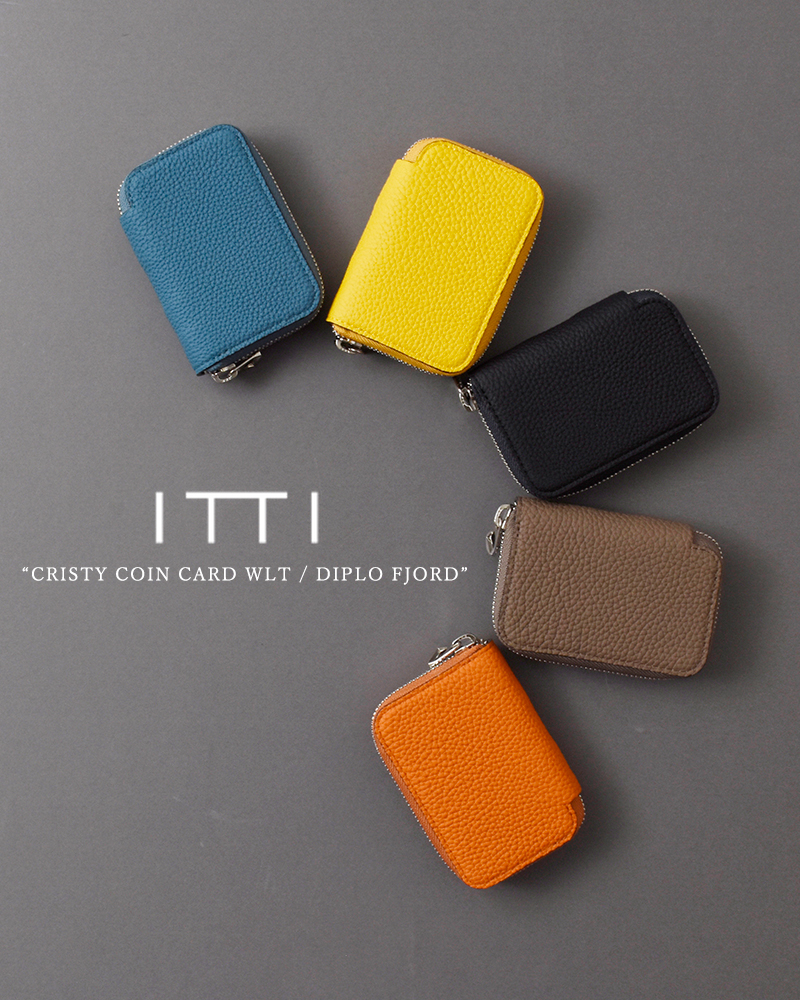 ITTI イッチ クリスティ コイン カード ウォレット “CRISTY COIN CARD WLT / DIPLO FJORD” itti-wlt-012-d-tr  レディース | Piu di aranciato(ピウディアランチェート)