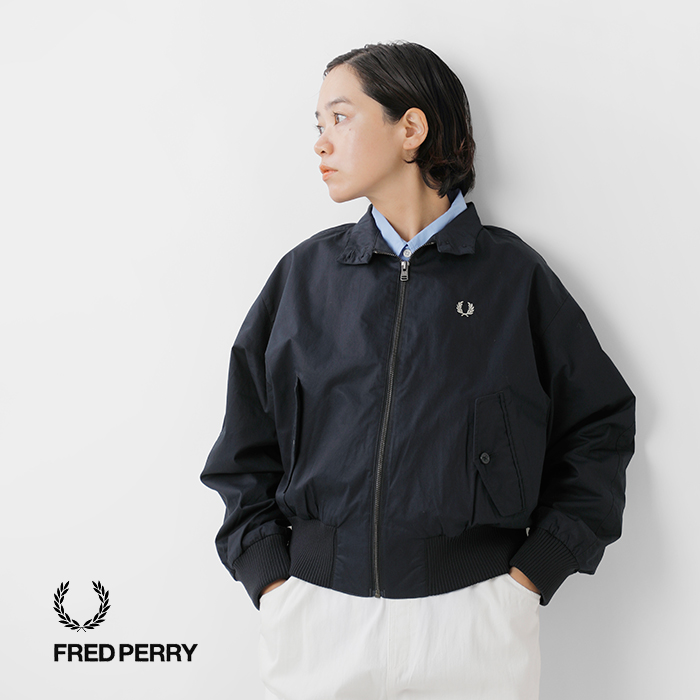 2023aw新作】FRED PERRY フレッド ペリー コットンツイル ジップスルー