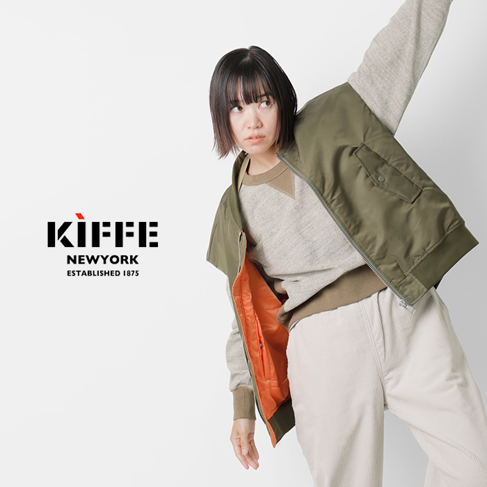 ☆】【40%OFF】KIFFE キッフェ ビッグフィット MA-1 ベスト “BIG FIT