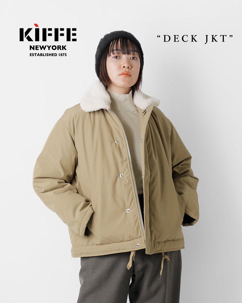 クーポン対象】【2023aw新作】KIFFE キッフェ T/Cタッサー デッキ