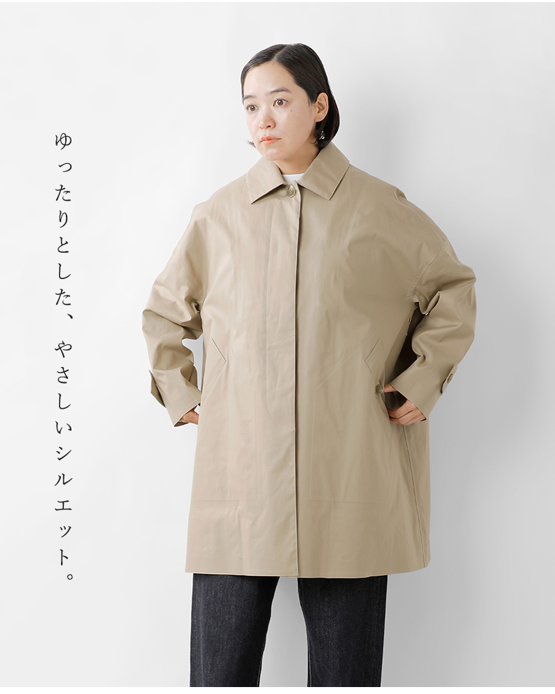 Traditional Weatherwear ステンカラーコート ライナー付-