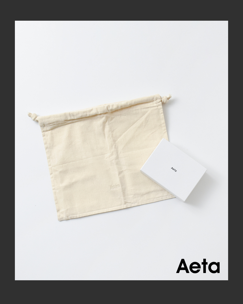 Aeta アエタ スムース カウレザー 三つ折り ウォレット “WALLET type A ...