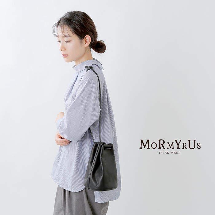 mormyrus モルミルス レザー 巾着 ハンドバッグ m077-yh レディース