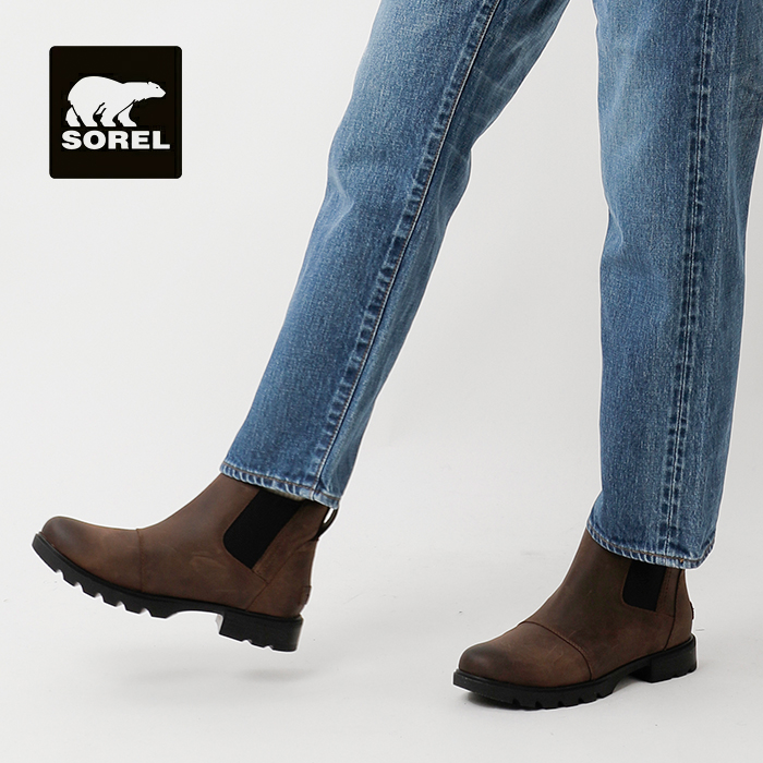 ☆】【30%OFF】SOREL ソレル エミリー スリー チェルシー ウォーター