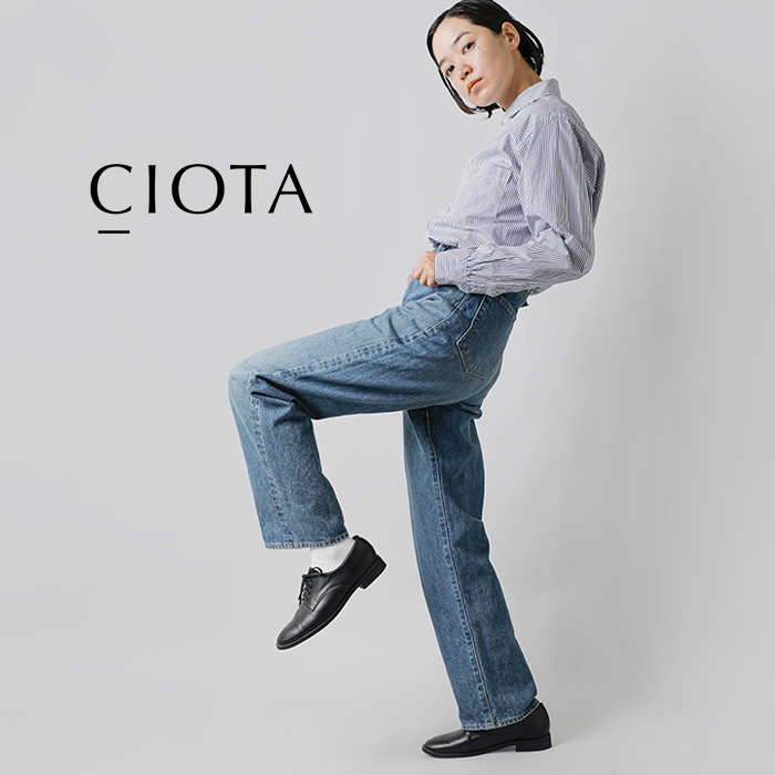 ウエスト41cmCIOTA シオタ　デニムパンツ