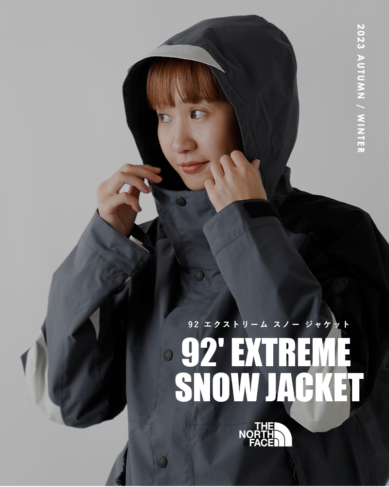 【2023aw新作】THE NORTH FACE ノースフェイス , 92 エクストリーム スノー ジャケット “92' EXTREME Snow  Jacket” ns62215-kk レディース【サイズ・カラー交換初回無料】
