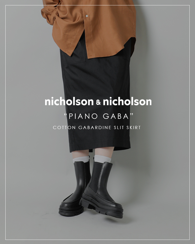 ☆】【2023aw新作】nicholson&nicholson ニコルソンアンドニコルソン ...