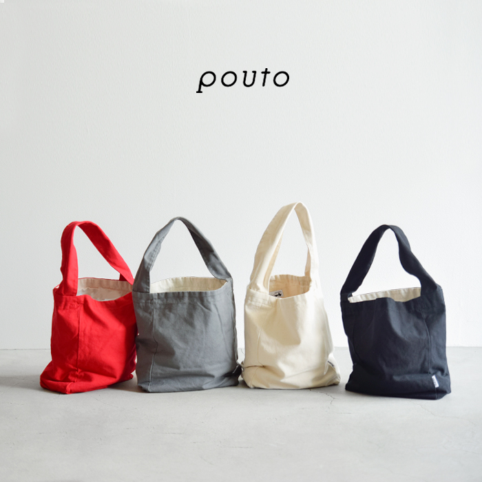 Pouto(ポウト)キャンバスシングルトートバッグpo-006