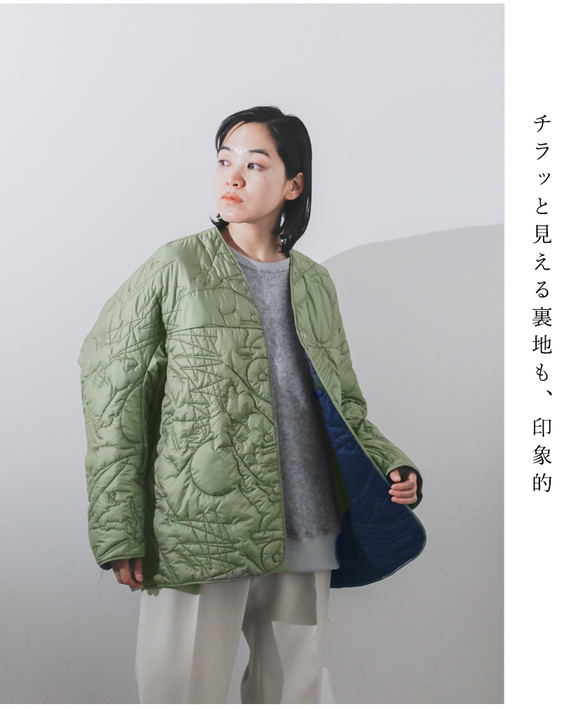 manipuri(マニプリ)キルティングジャケットquilting-jacket