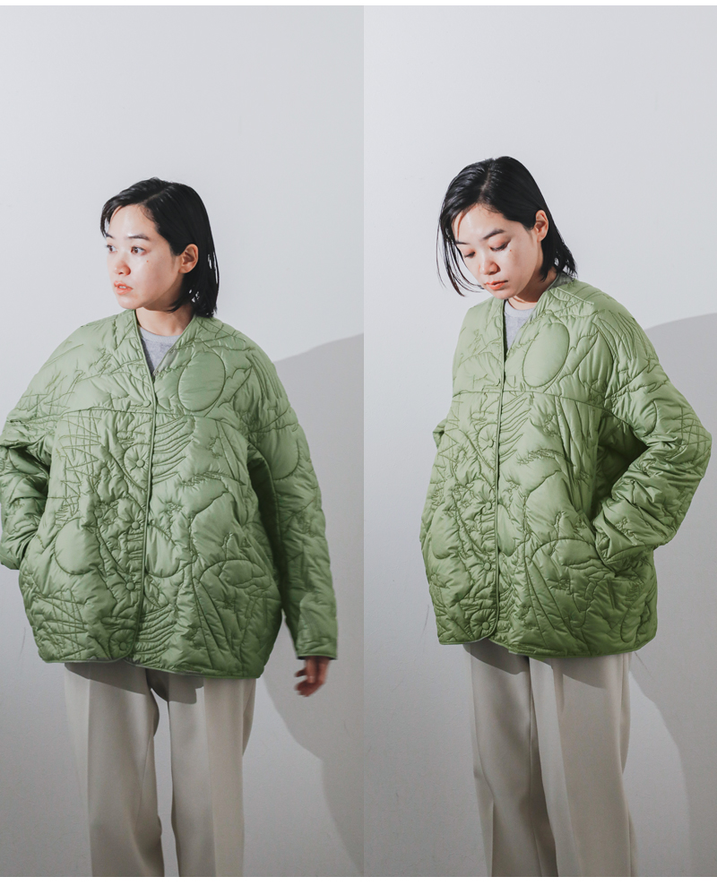 manipuri(マニプリ)キルティングジャケットquilting-jacket