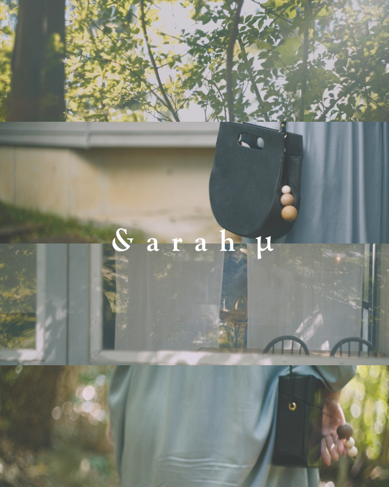Sarah μ(サラミュー)キップレザーボックスサコッシュbn-001