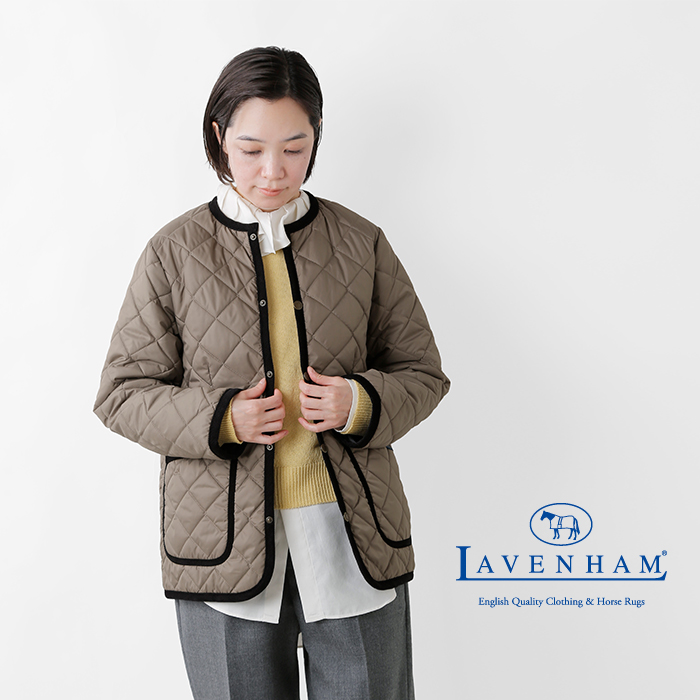 新品　ラベンハム  LAVENSTER キルティング ロングボンバージャケットLAVENSTE