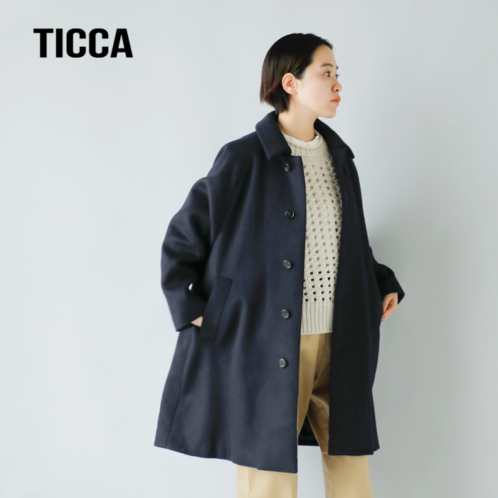 TICCA ティッカ ウール ステンカラーコート tbca-214-fn レディース ...