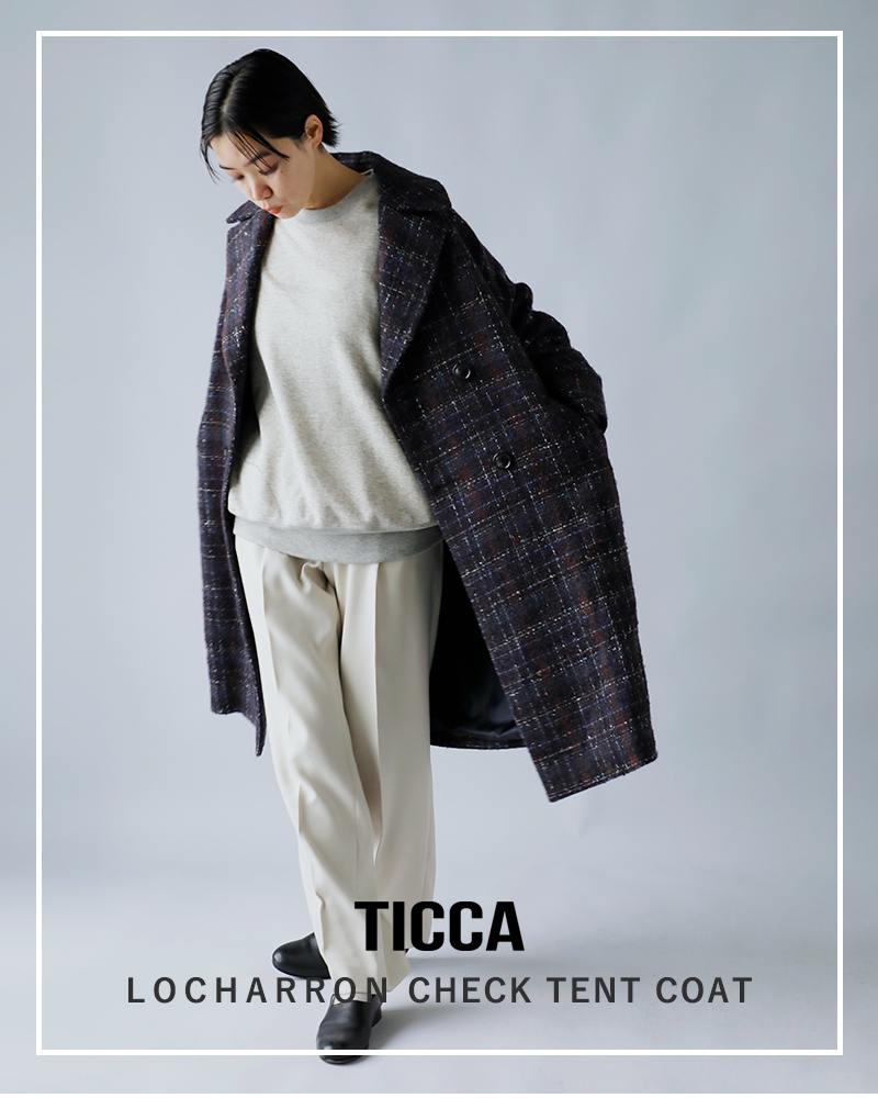 TICCA(ティッカ)ロキャロンチェックテントコートtbca-232