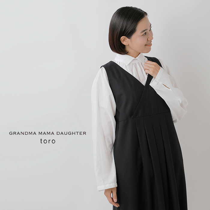 GRANDMA MAMA DAUGHTER toro(グランマ ママ ドータートロ)ノースリーブジャンパースカートtk2332171