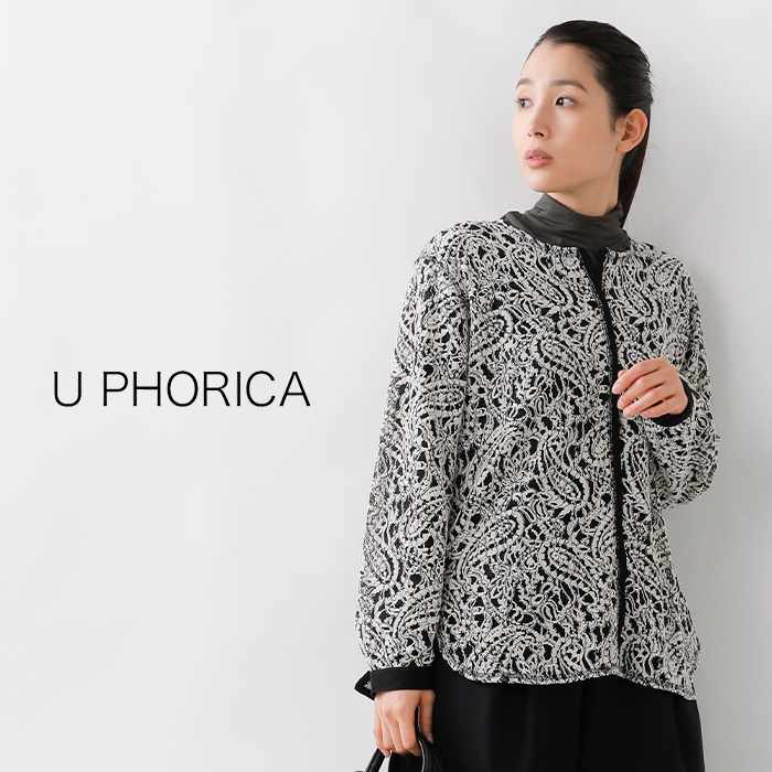 80%OFF】U PHORICA ユーフォリカ ペイズリー モール レース スキッパー