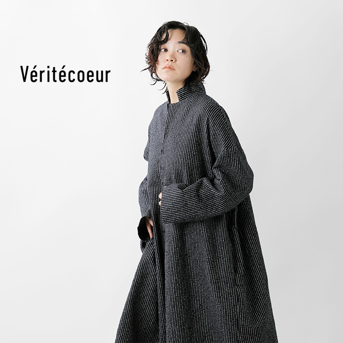 Veritecoeur ヴェリテクール テーラード カラー ワンピース vc-2545b