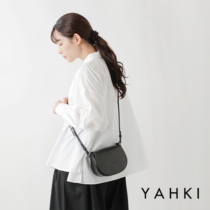 50%OFF】YAHKI ヤーキ ダブルフェイス レザー 2way ハンドバッグ yh