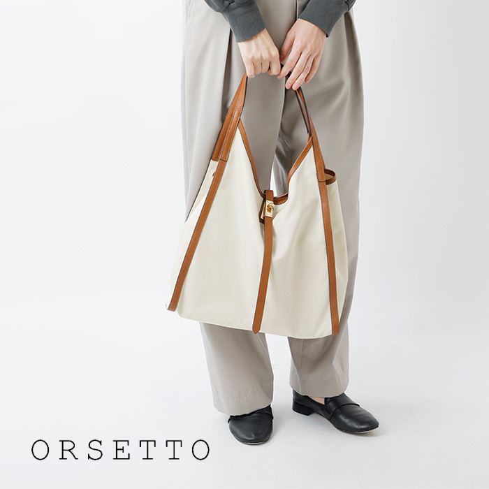 ORSETTO(オルセット)ハンドルレザー ショルダーバッグ “METALLO” 01-078-05