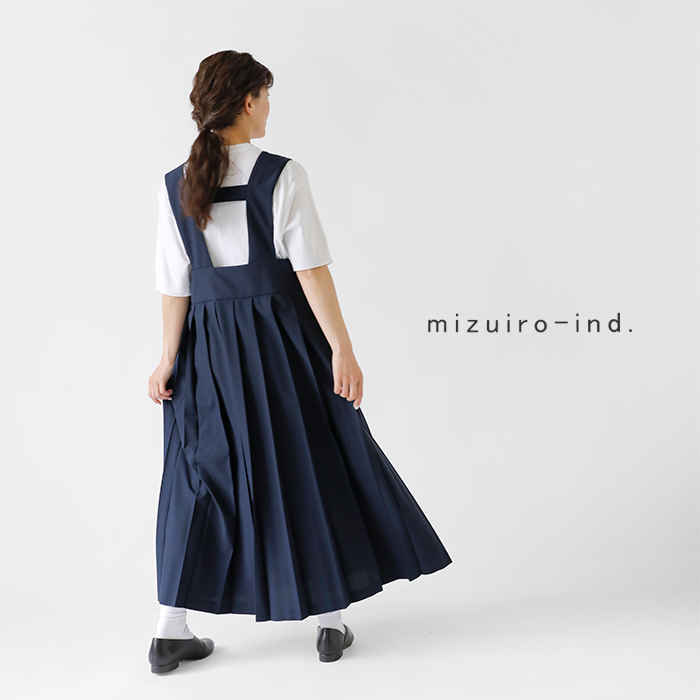 mizuiro-ind(ミズイロインド)プリーツジャンパースカート2-250028