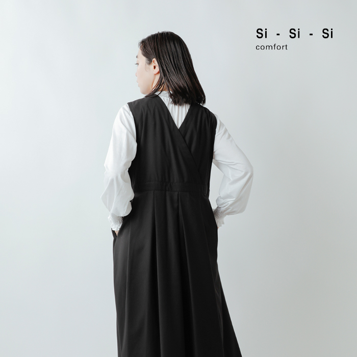 Si-Si-Si(スースースー)ウエスト切替 ジャンパー スカート 2022-aw015