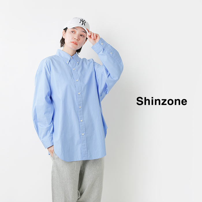 未使用】Shinzone シンゾーン daddy shirt ダディシャツ-