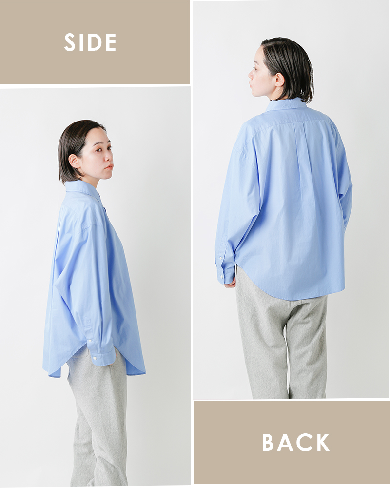 Shinzoneコットンダディシャツ“DADDYSHIRT”21amsbl08-23smsbl05