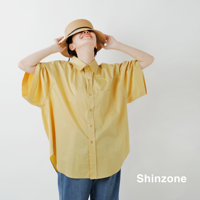 Shinzone(シンゾーン)コットンワイドスリーブシャツ“WIDESLEEVESHIRT”22mmsbl10