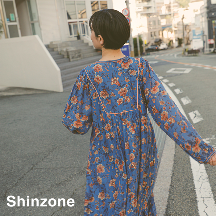 Shinzone(シンゾーン)コットンフラワープリントホーリードレス“HOLIDRESS”23mmsop06