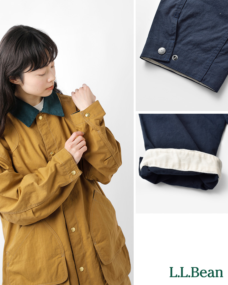 2極タイプ 【L.L.Bean/エルエルビーン】 デニム ロングコート