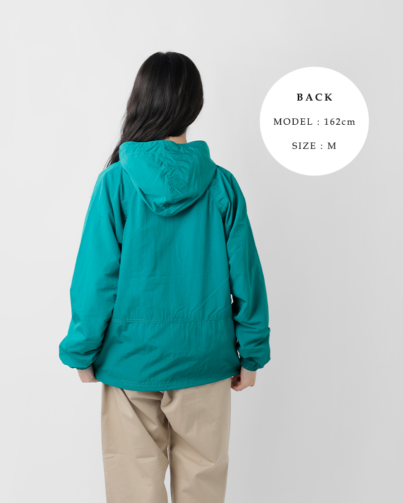 エルエルビーン ドライグリッド ライト リップストップナイロン アノラック パーカー “Bean's Light Nylon  Anorak” 3175-1132-mn レディース Piu di aranciato(ピウディアランチェート)