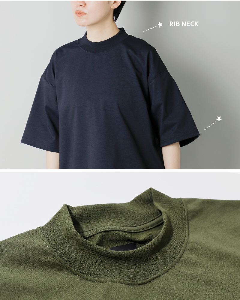 DAIWA PIER39(ダイワピア39)テックニュークルーネックドローストリングTシャツ“W