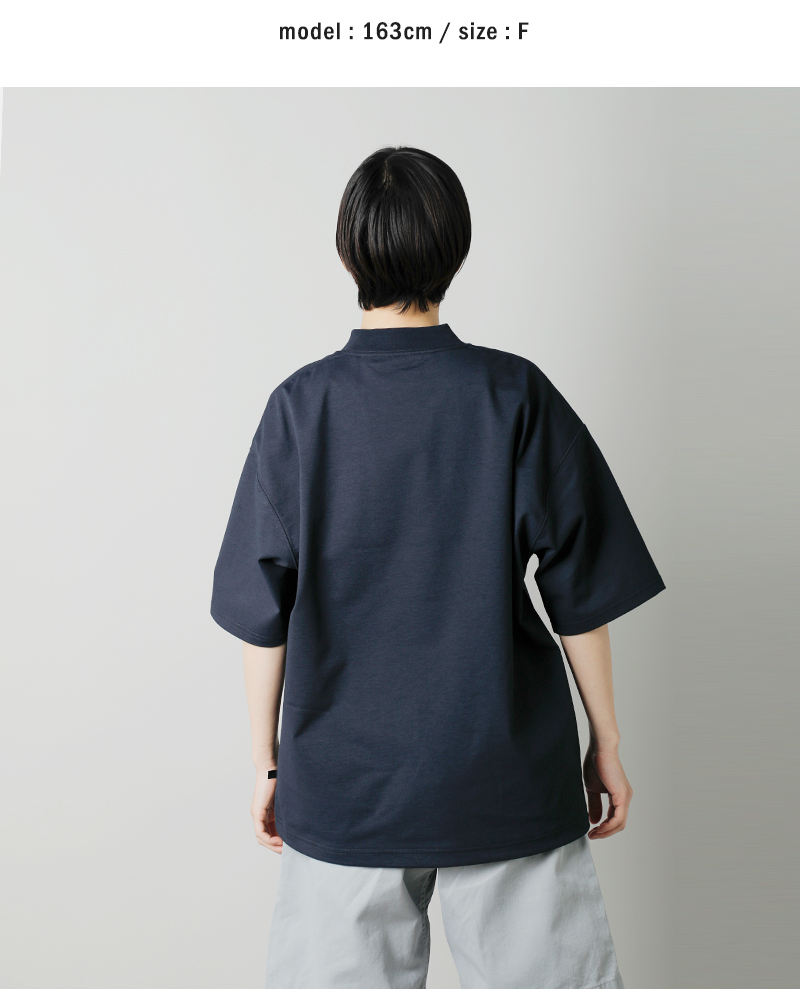 DAIWA PIER39(ダイワピア39)テックニュークルーネックドローストリングTシャツ“W