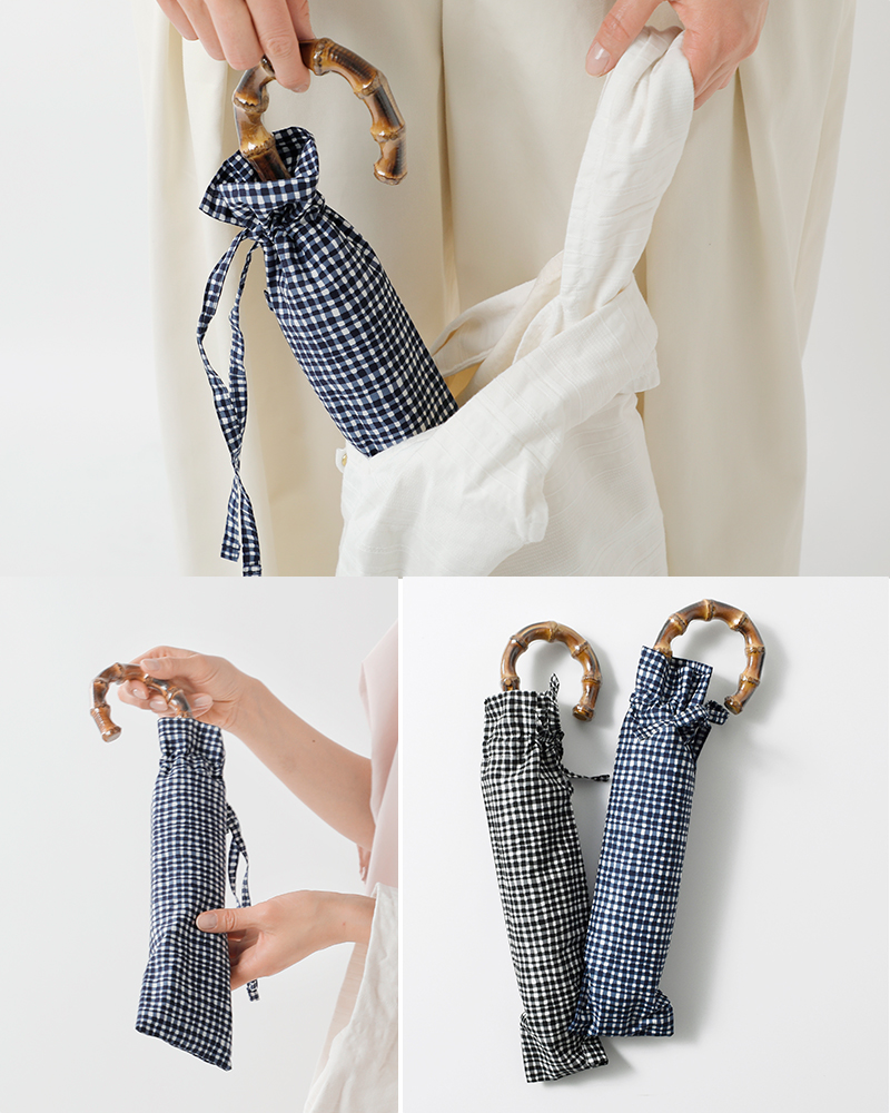 Bon Bon Store ボンボンストア　 折りたたみ傘　晴雨兼用 Bon Bon Store｜日傘 晴雨兼用 防水＆UV撥水加工 ドローイング