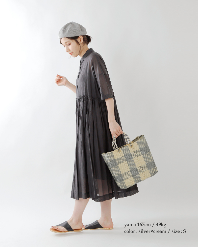 Letra(レトラ)メルカドバッグS“CHECK” check-s