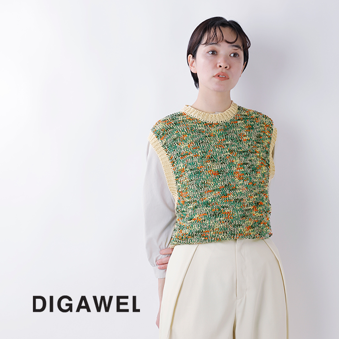 DIGAWEL (ディガウェル) Knit Vest-