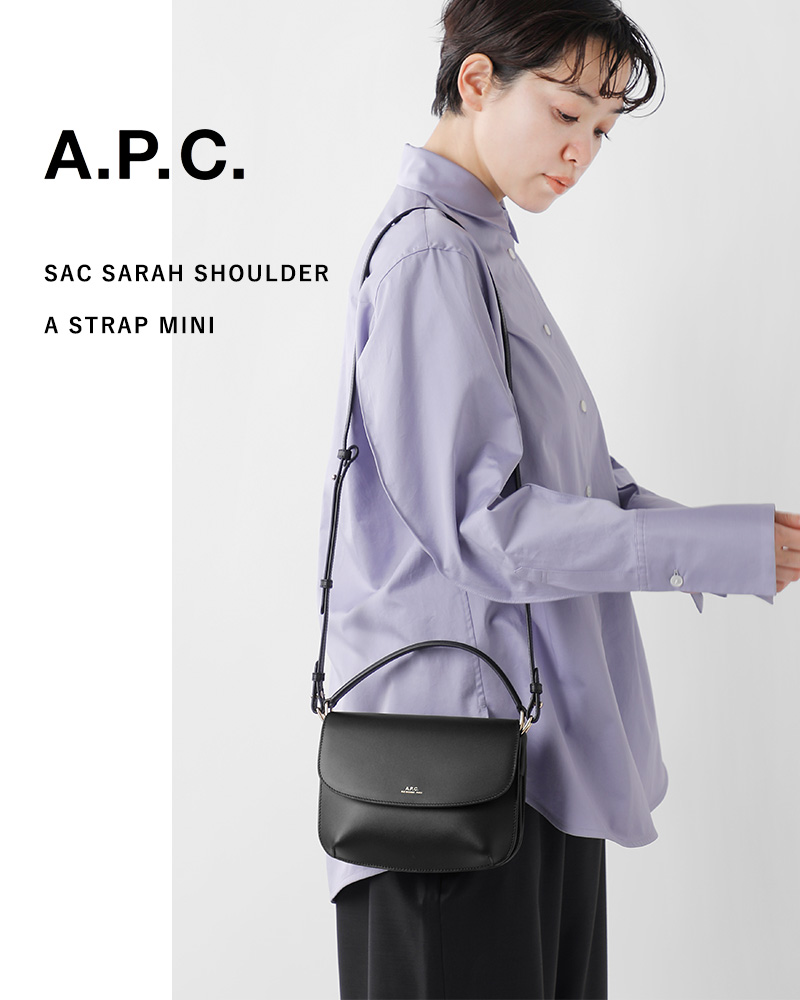 A.P.C. アー ペー セー ショルダー A ストラップ ミニバッグ “SAC